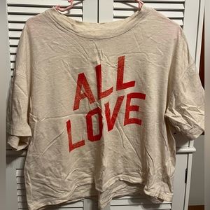 Aerie cropped tee